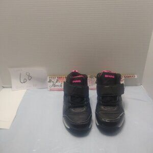 Girls’ Shaq Palace Basketball Shoes Black/Pink, Size 3D